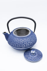 Ceainic de fonta albastru