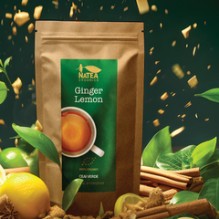 Ceai verde cu ghimbir, lemongrass si lamaie - Ginger Lemon