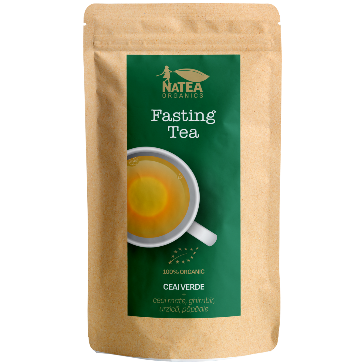 Ceai verde, mate, ghimbir, urzica, papadie - Fasting Tea