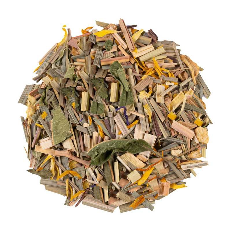 Ceai de lemongrass, ghimbir, verbena, galbenele -  Ginger Lemongrass