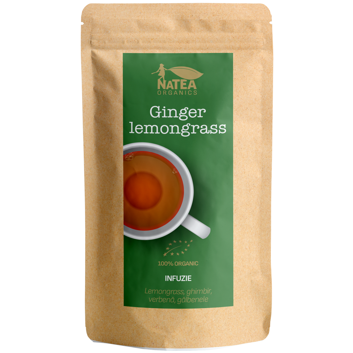 Ceai de lemongrass, ghimbir, verbena, galbenele -  Ginger Lemongrass